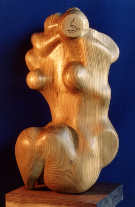 Seated Figure 雕塑, 26x11.8 in
