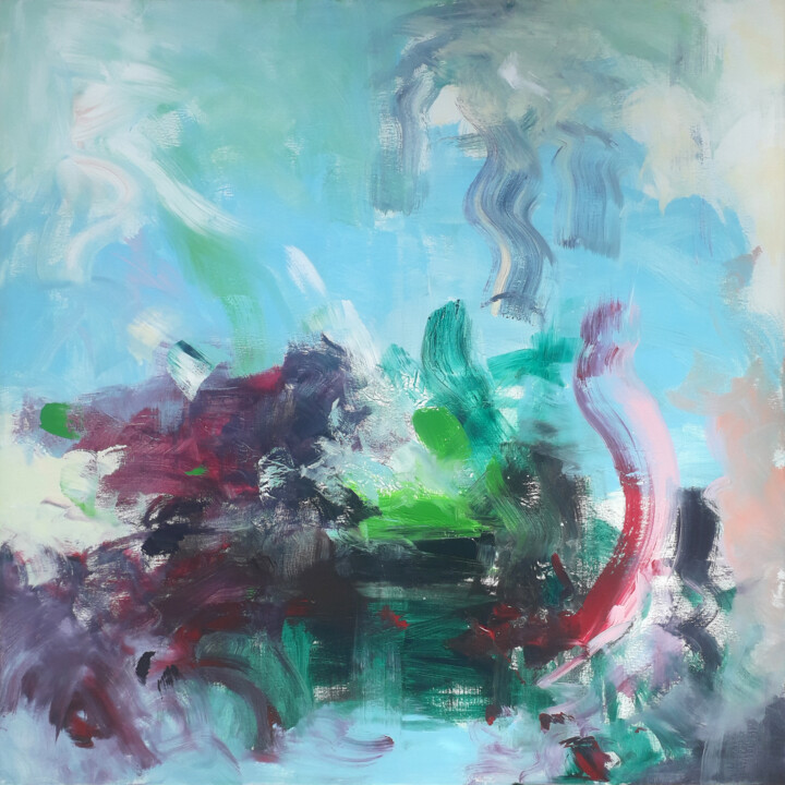 Peinture intitulée "Saison 7" par Luc Andrieux, Œuvre d'art originale, Acrylique Monté sur Châssis en bois