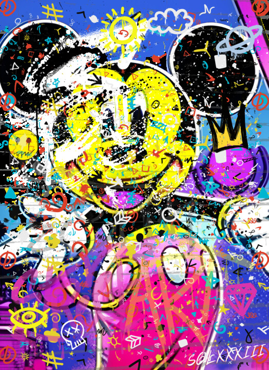 Streetart mouse 数字艺术