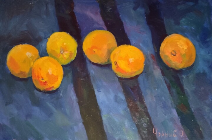 oranges 绘画, 15.8x23.6 in