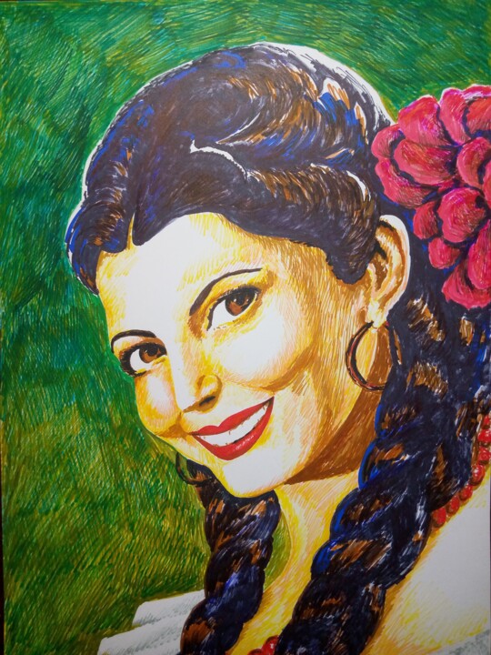 Украиночка 图画, 16.5x12.2 in