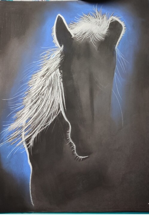 Cheval 图画, 12.6x9.5 in