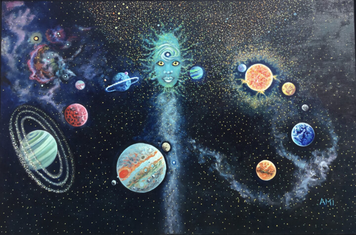 Le voyage de Niribu 绘画, 31.5x47.2 in