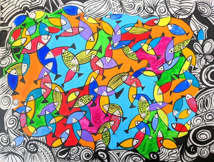 P008 绘画, 8.7x12.6 in