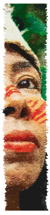 Digital Arts titled "Stern 54" by Patrick Allindré, Original Artwork, 2D Digital Work Mounted on Aluminium
