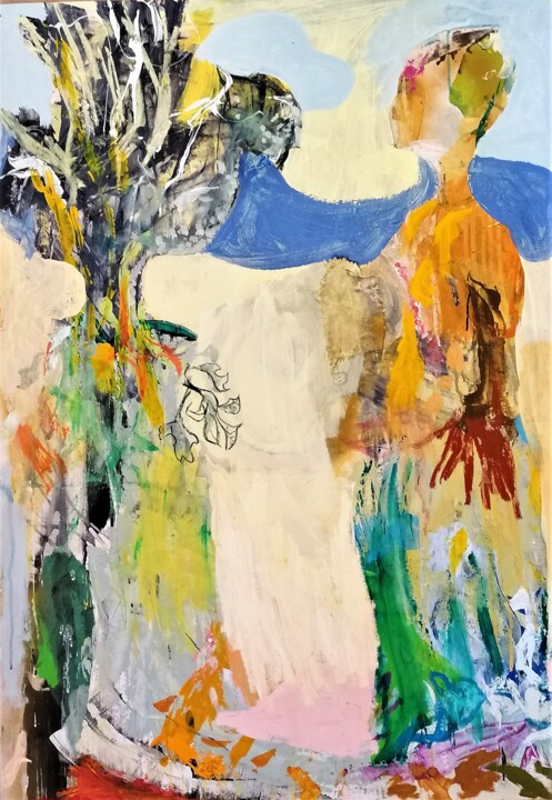 绘画,  43.3x28.7 in 