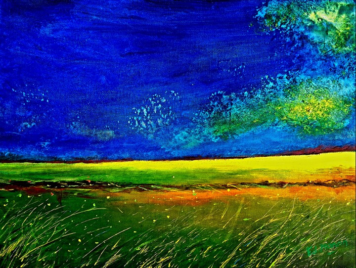 Painting titled "Série " Rêves onir…" by Edwige Manon (edman), Original Artwork, Acrylic