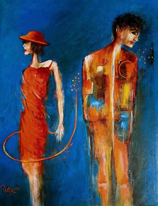 "" Délicastoïci "" başlıklı Tablo Edwige Manon (edman) tarafından, Orijinal sanat, Akrilik