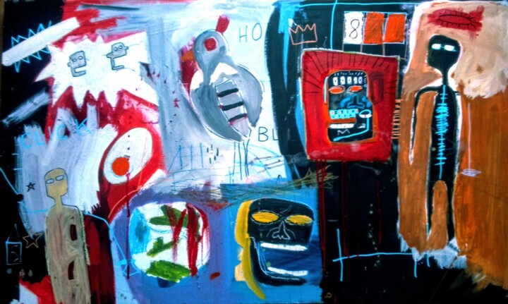 Macron #22*sang 绘画, 23.2x39 in