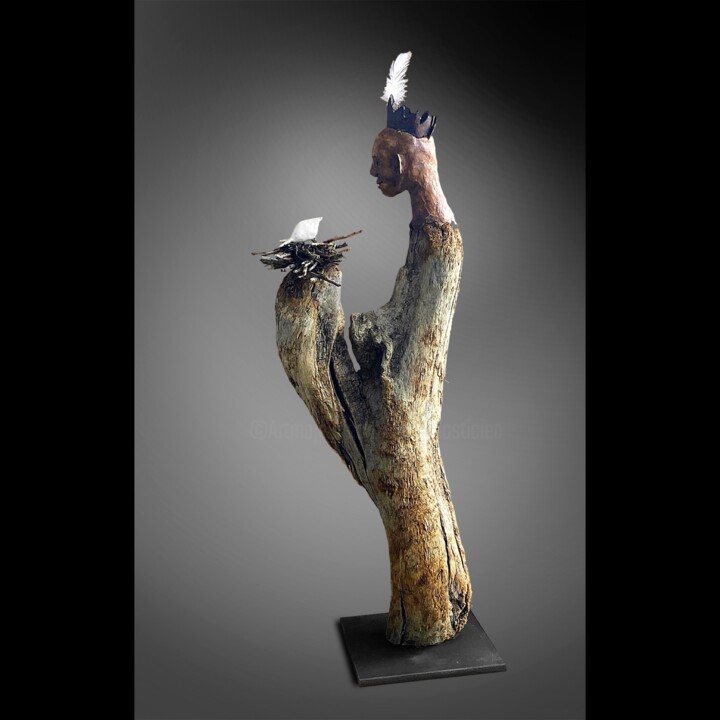 Le Nid et l’Ado 雕塑, 25.6x10.6 in