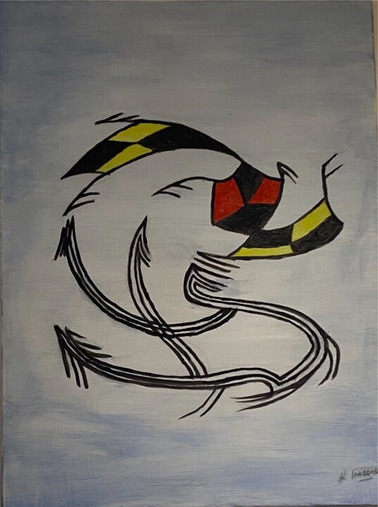 persévérance Kabyle 绘画, 31.5x23.6 in