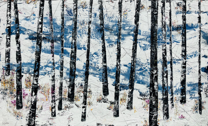 At Rivers Edge IV 绘画, 47x77 in