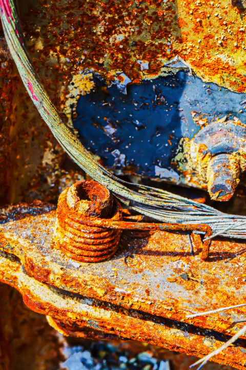 Photography titled "Au fil du temps" by P. Zimmermann, Original Artwork, Non Manipulated Photography Mounted on Metal