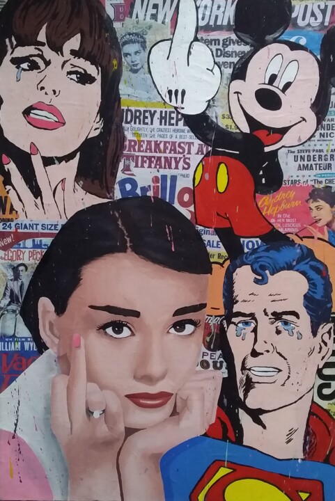 "F..k you" başlıklı Tablo Ignacio Galli tarafından, Orijinal sanat, Akrilik