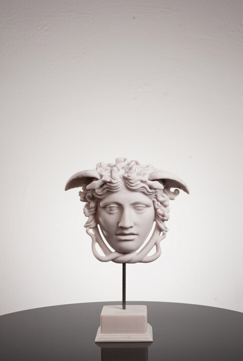 Medusas’ Protective Gaze Handmade Sculpture 雕塑, 12.2x9.1 in