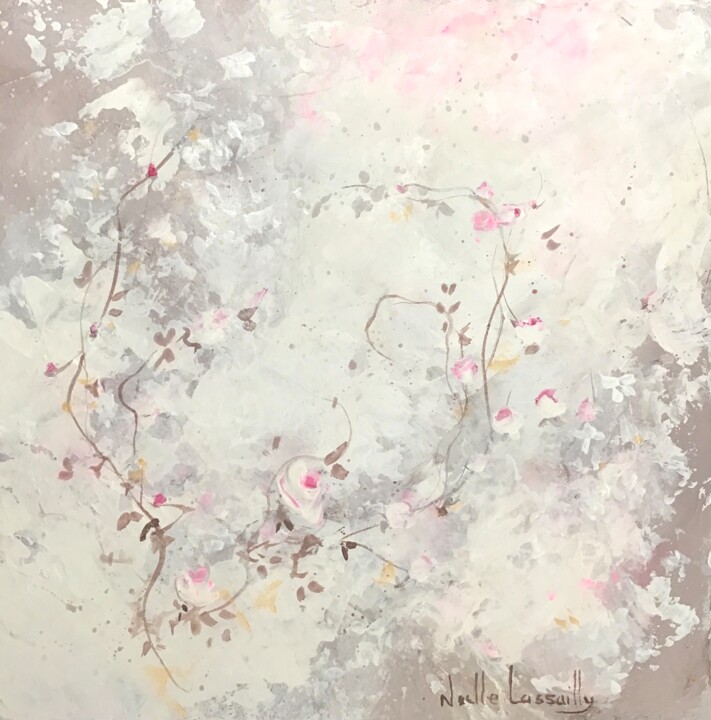 Peinture intitulée "Sidèlie - 1243" par Noëlle Lassailly, Œuvre d'art originale, Acrylique