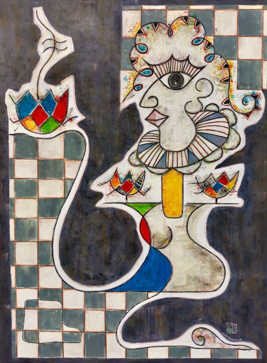 绘画,  51.2x37.8 in 