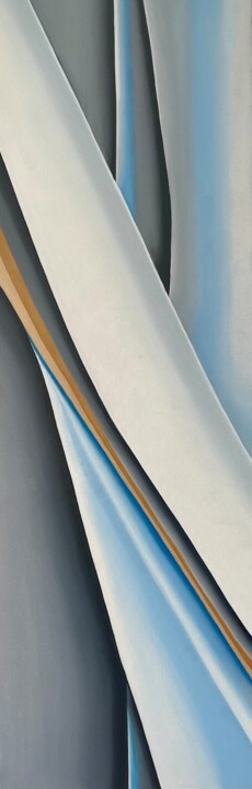 Wing of the Oculus Center NYC 绘画, 47.2x15.8 in