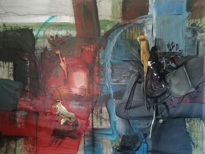 BETTLE 绘画, 63x82.7 in