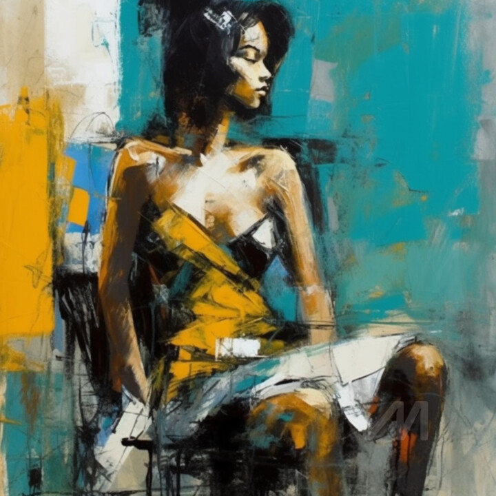 The room 绘画, 39.4x39.4 in
