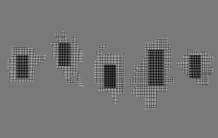 Digital Arts titled "Random Progression" by Gerald Shepherd F.F.P.S., Original Artwork, Digital Painting