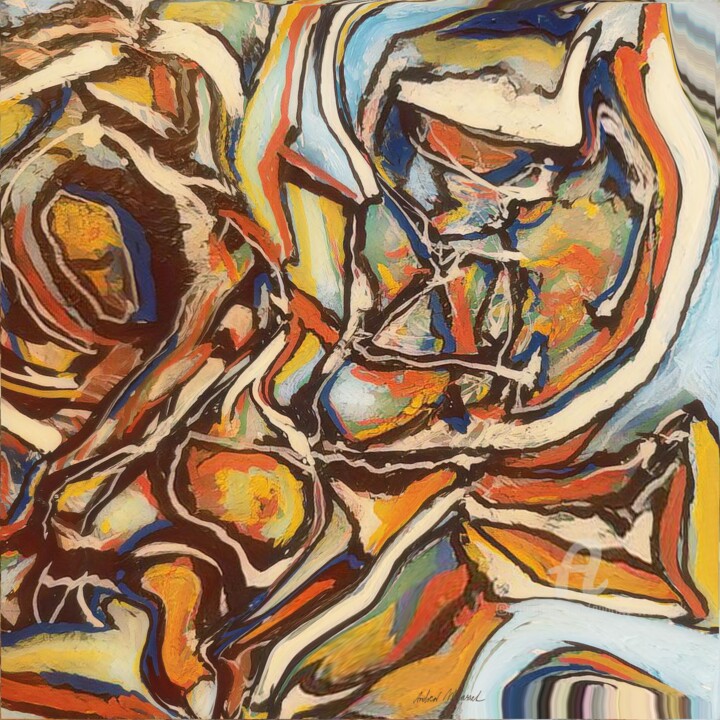 数字艺术,  36x36 in 