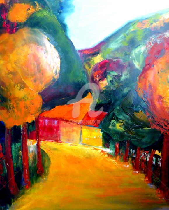 Malerei mit dem Titel "Les FAUVES" von Claude Julia (CJULIA), Original-Kunstwerk, Öl