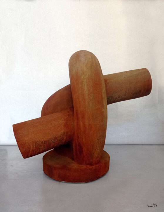 Caligrafia VII 雕塑, 21.3x23.6 in