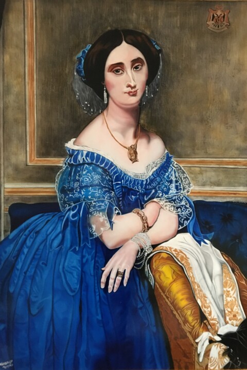 Princesse De Broglie 绘画, 31.5x23.6 in