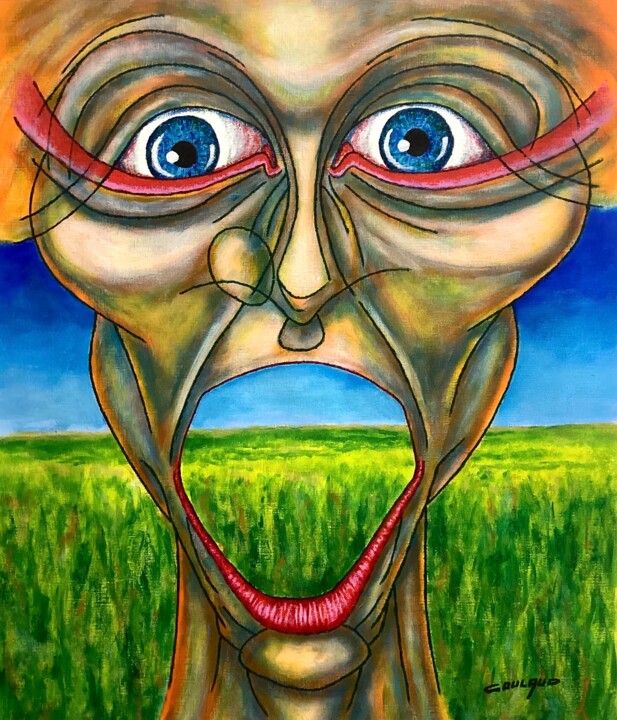 绘画,  21.5x18.3 in 