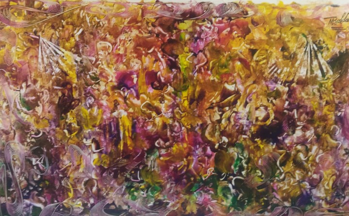 Painting titled "SANTUARIO PODEROSO" by Luis Alfredo Medina Roldan, Original Artwork, Acrylic