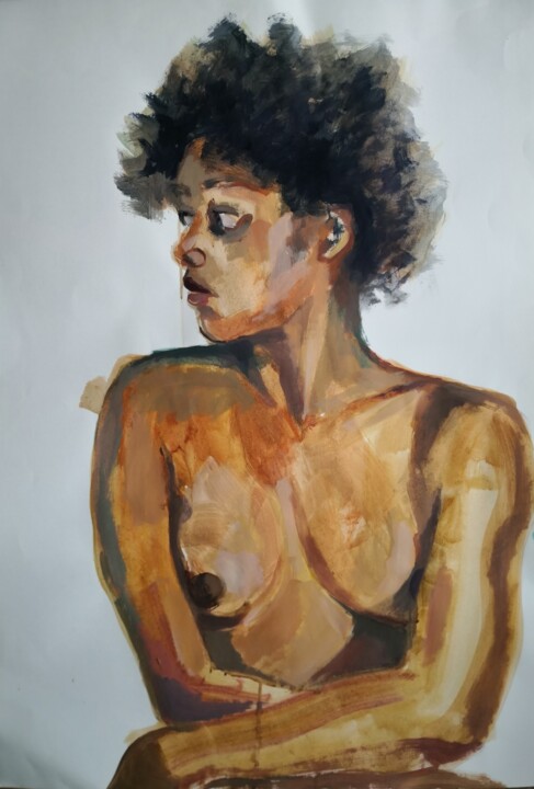 Profile 绘画, 33.1x23.2 in
