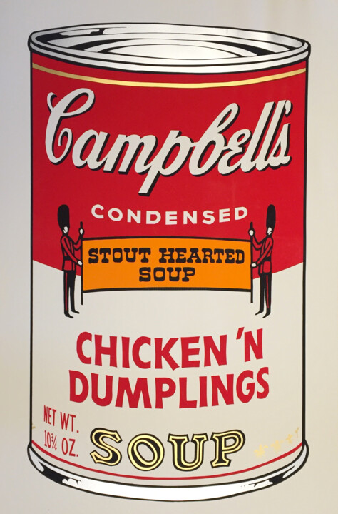 Campbells’ Soup / Chicken’n dumplings 印花与版画, 34.8x23 in