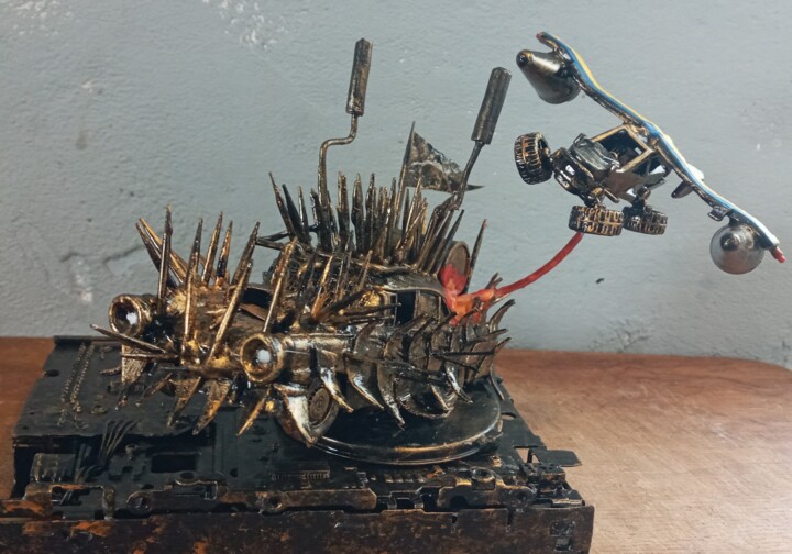 Байрактар 雕塑, 5.9x7.9 in