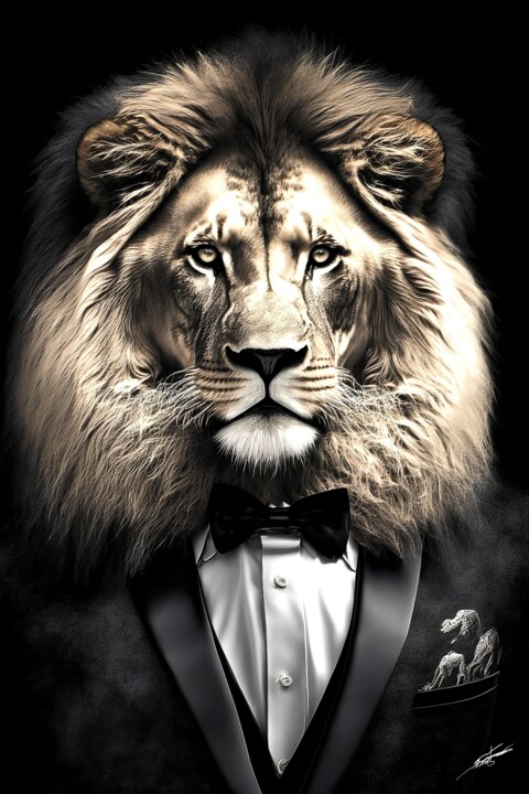 Don Lion 数字艺术, 47.2x31.5 in