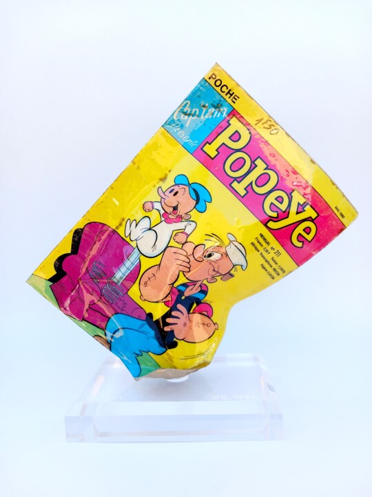 Cap'tain Popeye n°211 雕塑, 8.3x8.3 in