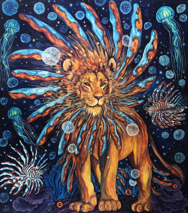 Lyra 绘画, 35.4x31.5 in