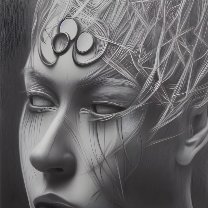 Arte digital titulada "Ego" por Lorraine Lyn, Obra de arte original, Imagen generada por IA