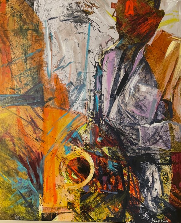 Digital Arts titled "Stomach Acid Jazz" by Jenny Pivor, Original Artwork, Manipulated Photography
