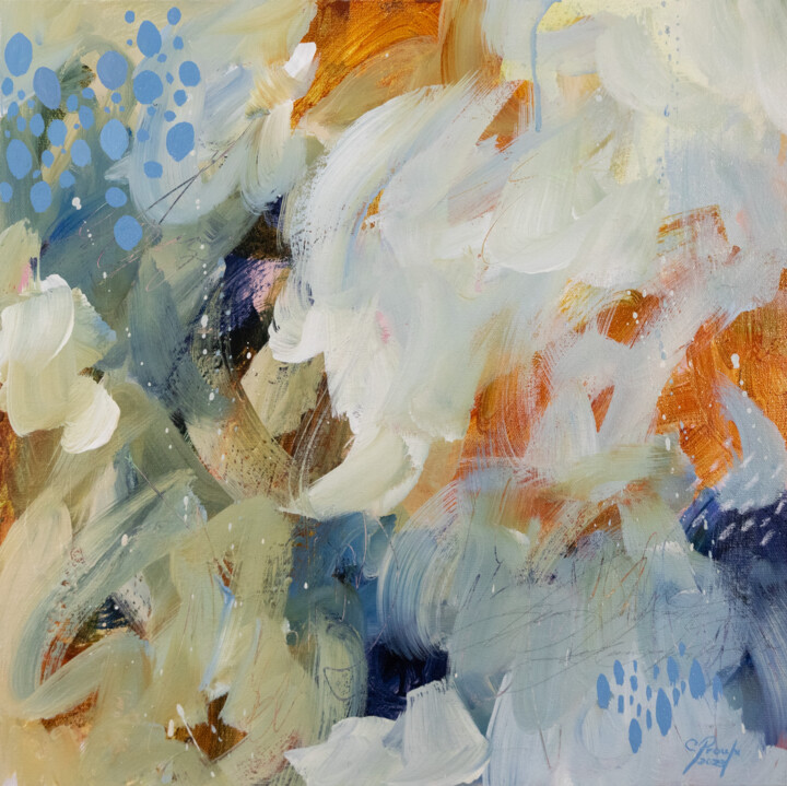 Peux-tu garder un secret? 绘画, 16.1x16.1 in