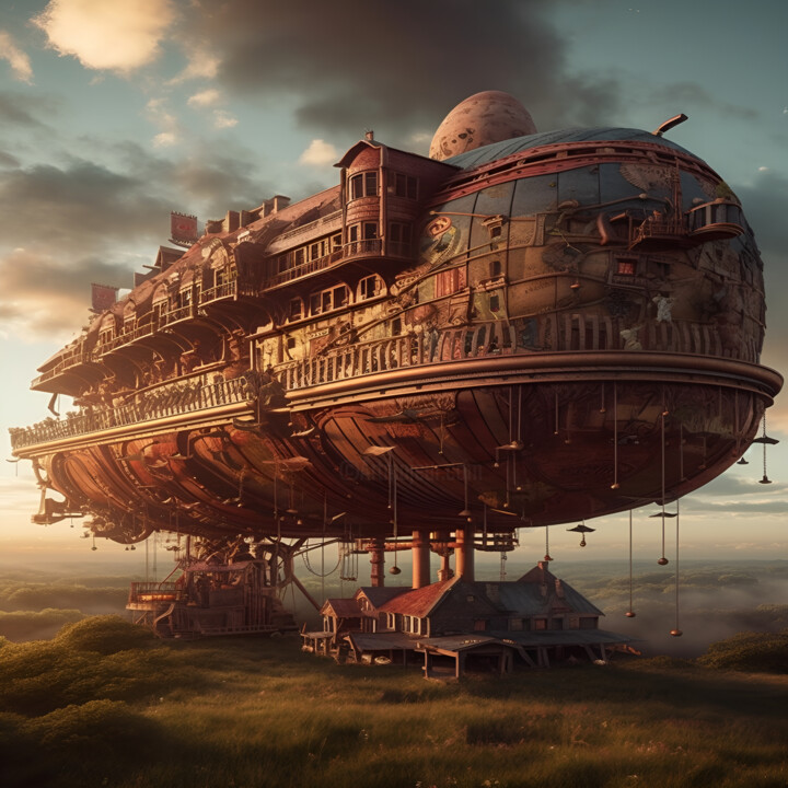 Matthias Jung's flying airship3 数字艺术