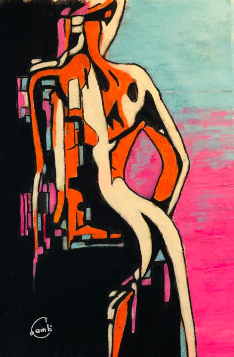 绘画,  16.1x10.6 in 