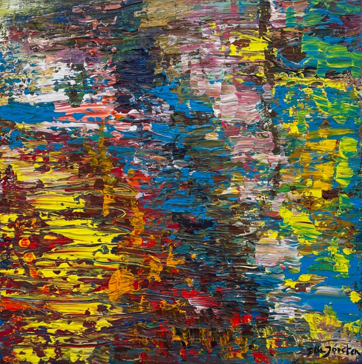 Painting titled "Imagination Four" by Ella Joosten, Original Artwork, Acrylic