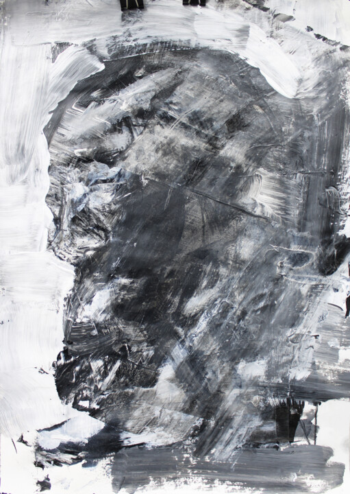 Human VII 图画, 16.5x11.4 in