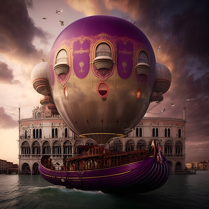 Matthias Jung's flying airship 4 数字艺术
