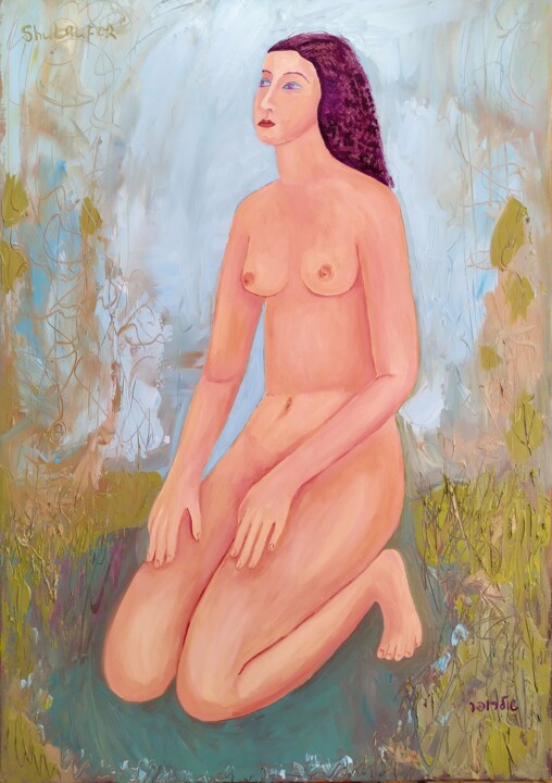 Painting titled "turbulent times" by Janna Shulrufer, Original Artwork, Oil