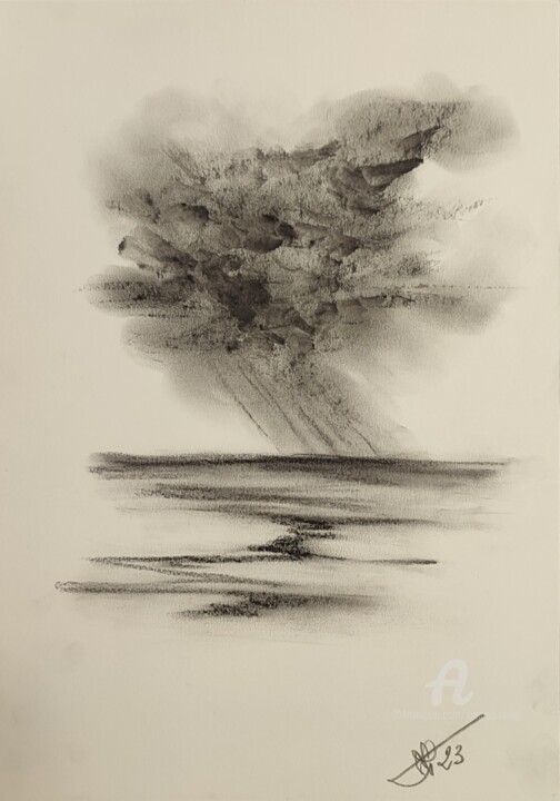 Searching the sun 图画, 11.8x8.3 in