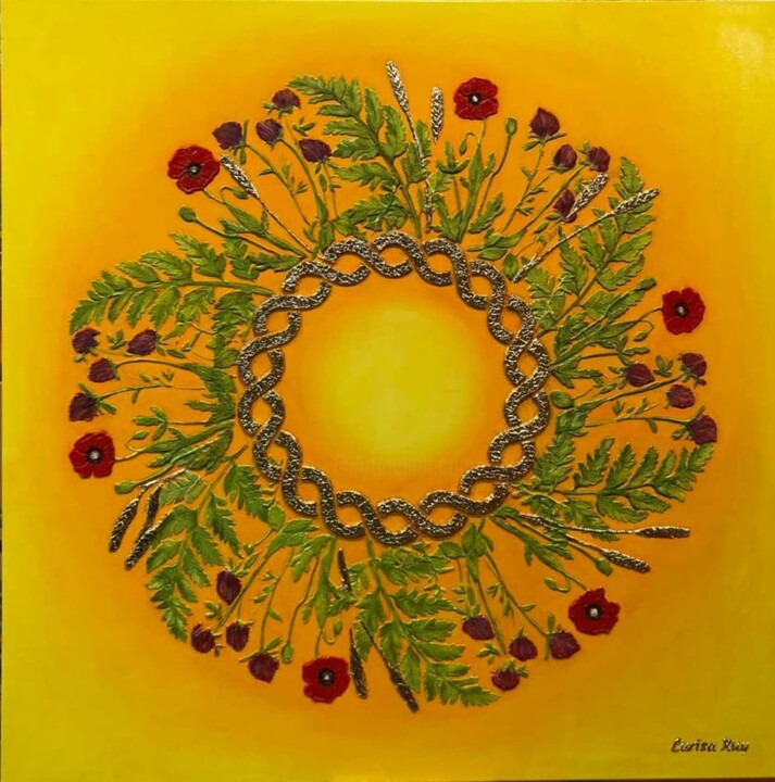 Wheel 绘画, 39.4x39.4 in