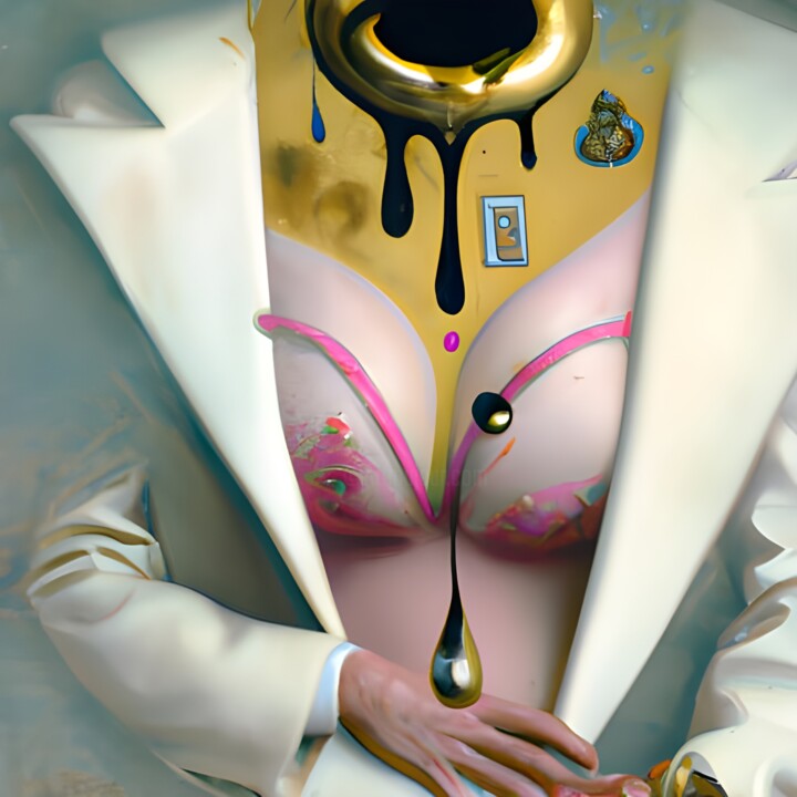 Arte digital titulada "Classy" por Lorraine Lyn, Obra de arte original, Imagen generada por IA