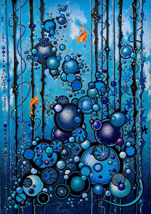 Bubble jazz 3 图画, 11.4x8.3 in
